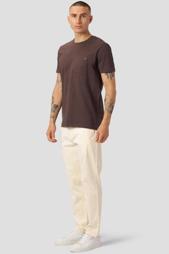 Kolding Organic Tee S/S Dark Brown