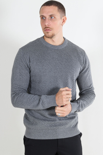 Carlo Cotton knit Lt Grey Mix