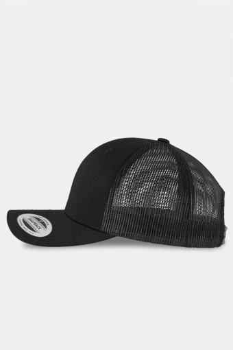 Flexfit Retro Trucker Cap Black