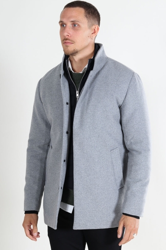 Harrison Wool Jacket  Light Grey Melange