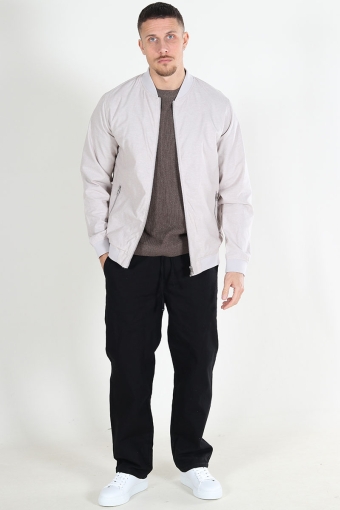 Summer Linen Bomber Jacket Crockery