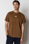 Clean Cut Copenhagen Cohen Brushed Tee SS Brown