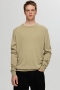 Selected Tray LS Merino Knit Crew Neck Kelp