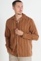 ONLY & SONS Trev Relaxed LS Shirt Bistre