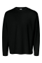 Selected SLHLOOSEOSCAR LS O-NECK TEE NOOS Black